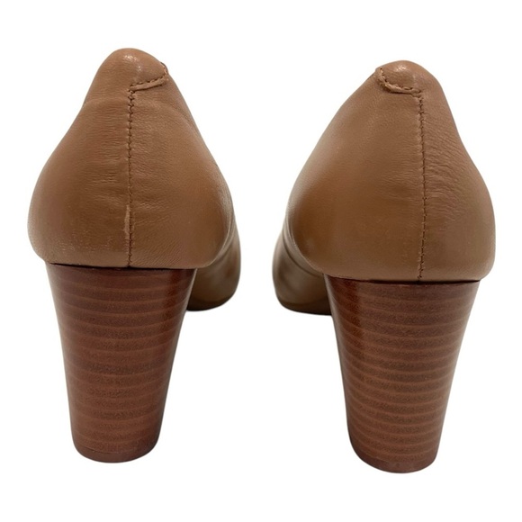 Sofft Parisa Tan Light Brown Leather Block Heel Casual Comfort Pumps Women’s 11 - Picture 8 of 16